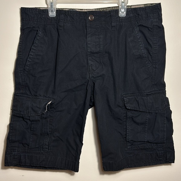 Jack & Jones Jjipreston Akm 216 Sts Cargo Shorts Mens Black US Size L - Picture 1 of 15